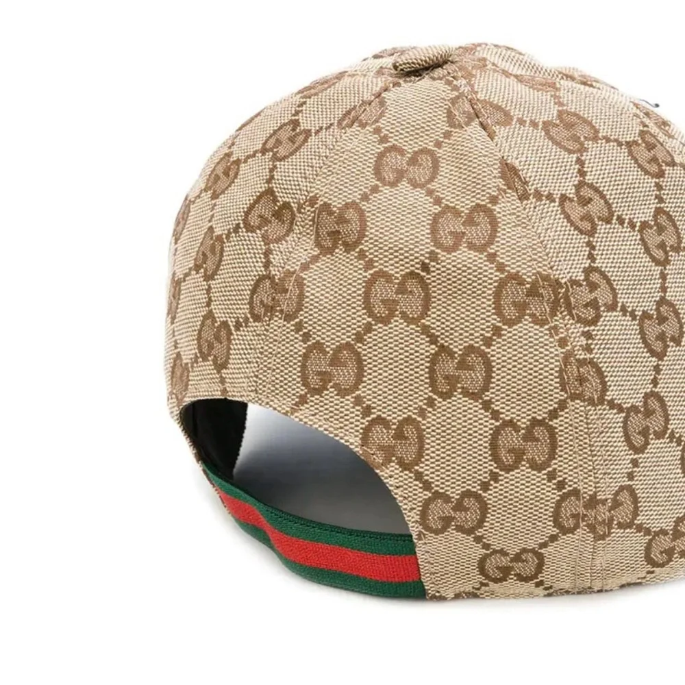 Gucci kids supreme GG designer baseball hat beige brown GG monogram size S